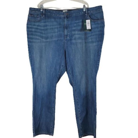 L.L. Bean Jeans Nwt Ll Bean Womens Jeans Vintage Wash Favorite Fit
